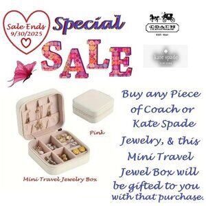 Mini Travel Jewelry Box